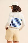 Thumbnail View 2: Cocoa Cashmere Ava Striped Cardigan