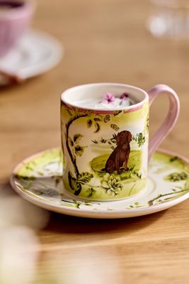 Portobello Stoneware Espresso Cup & Saucer
