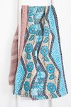 Thumbnail View 1: Roan Iris One-of-a-kind Kantha Quilted Throw Blanket No. 06966