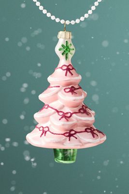 Blush Bow Tree Ornament