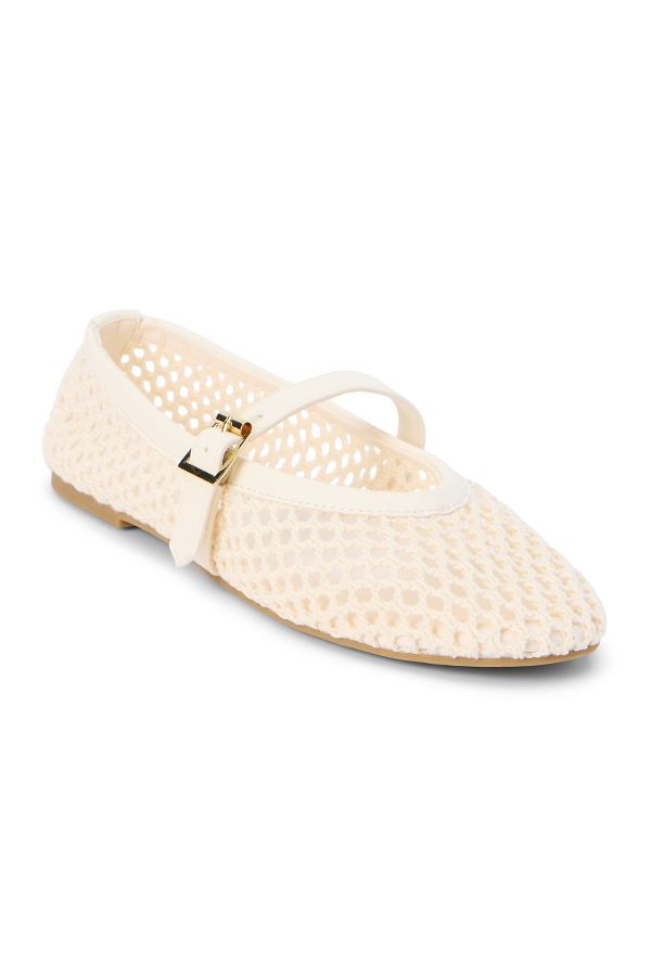 Slide View: 2: Coconuts by Matisse Nolita Mesh Ballet Flats