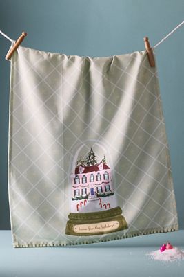 Home for the Holidays Dish Towel