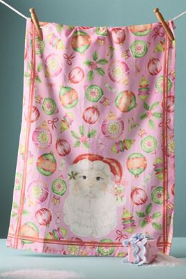 Stephanie Tara Santa Dish Towel