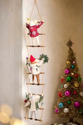 Merry Mice Felt Critter Scene