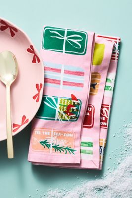 Tins the Season Napkins, Set of 4