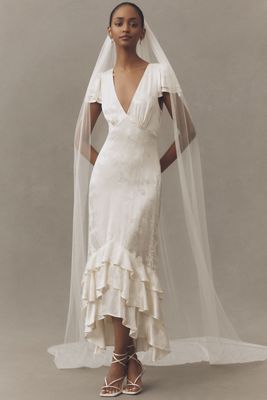 English Tulle Cathedral Veil