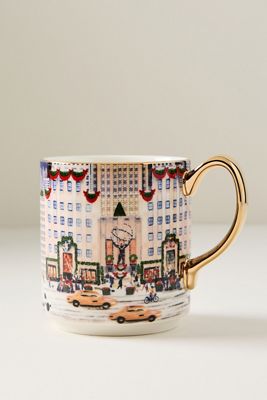 Holiday in the City Stoneware Mug