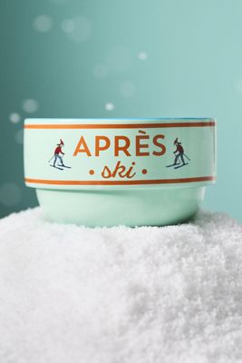 Apres Ski Stoneware Nut Bowl