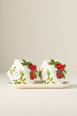 Leah Reena Goren Dreidel Stoneware Salt & Pepper Shakers