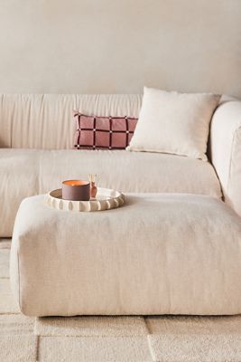 Orion Linen Ottoman