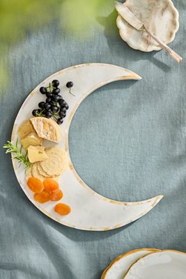 Abalone + Marble Moon Serving Board