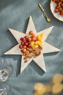 Abalone + Marble Star Serving Board