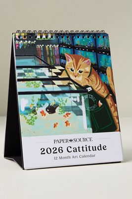Paper Source 2026 Desk Easel Calendar