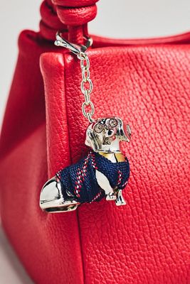 Dressed Up Dog Bag Charm