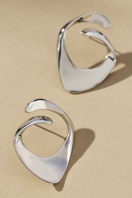Circular Shaped Post Earrings