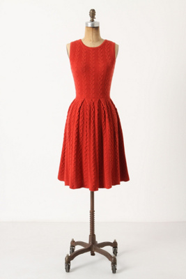 anthropologie knit dress