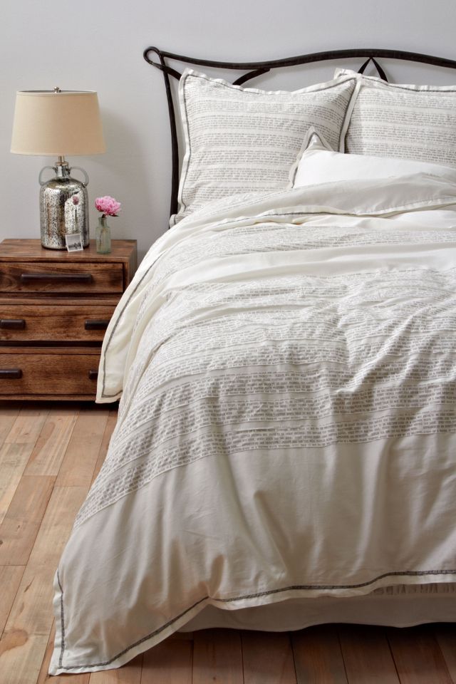 Fables & Feathers Duvet Cover | Anthropologie