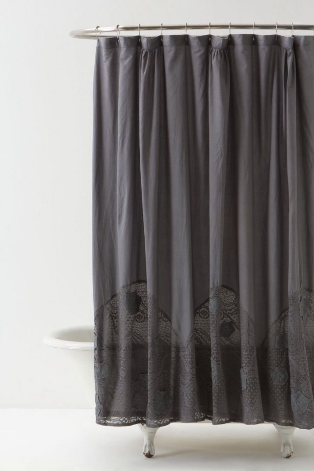Crocheted Arches Shower Curtain Anthropologie