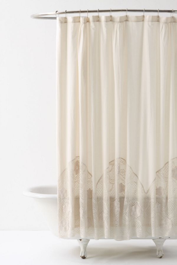 Crocheted Arches Shower Curtain Anthropologie