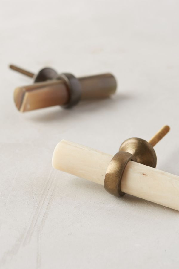 Antler Melody Tusk Knob Anthropologie