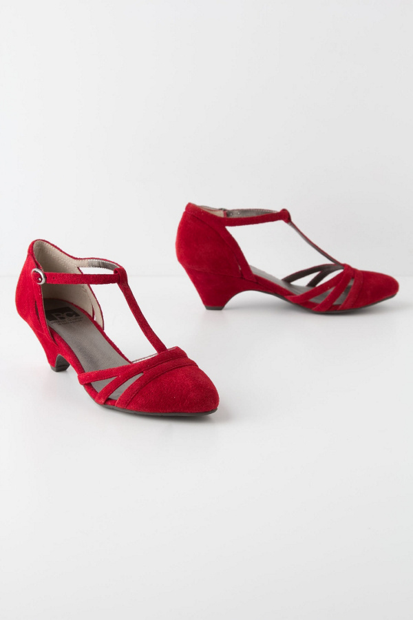 T-Strap Kitten Heels | Anthropologie