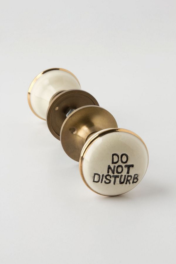 Do Not Disturb Door Knob Anthropologie