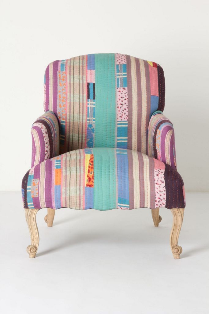 Stitched Kantha Chair Anthropologie