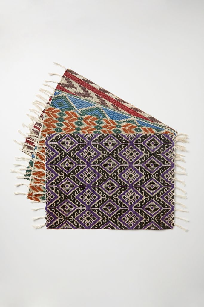 Handwoven Tenun Placemats | Anthropologie