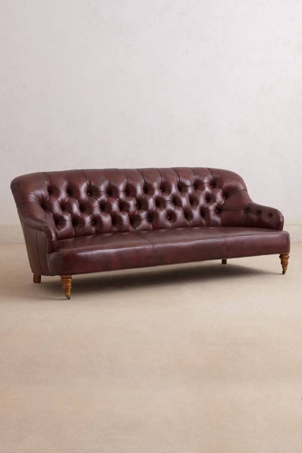Corrigan Leather Sofa Anthropologie