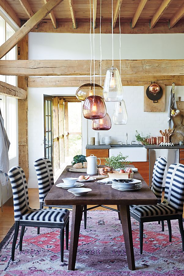 Slide View: 5: Hand-Knotted Double Diamond Rug