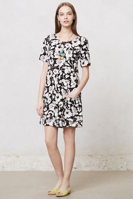 anthropologie black dress