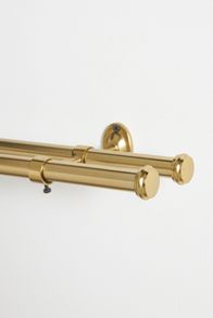 Slide View: 2: Smithery Adjustable Double Curtain Rod