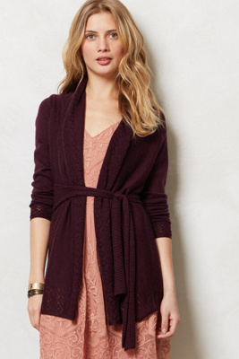 knitted and knotted cosette cardigan