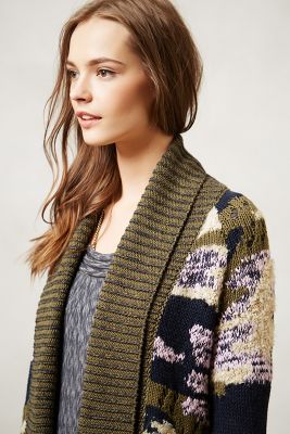 anthropologie camo sweater