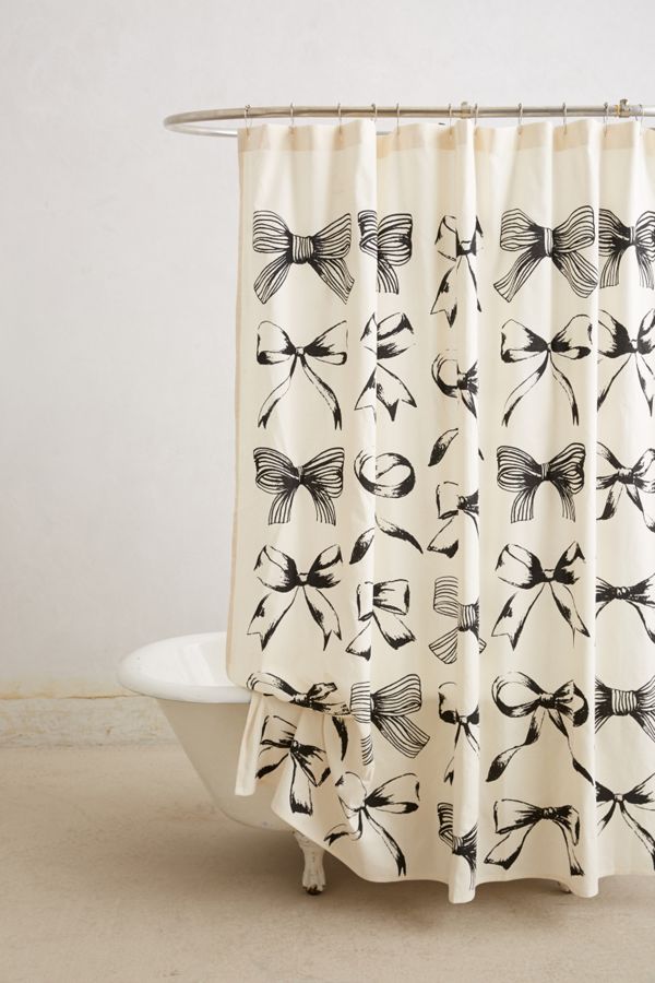 Bow Tie Shower Curtain Anthropologie