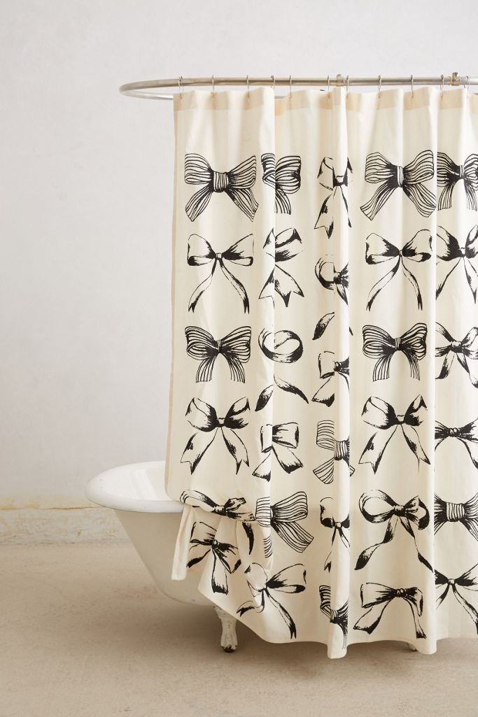 BowTie Shower Curtain Anthropologie