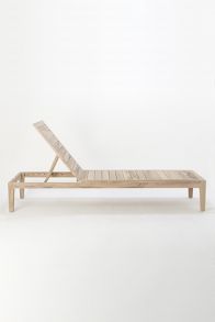 Slide View: 5: Vista Slatted Teak Chaise