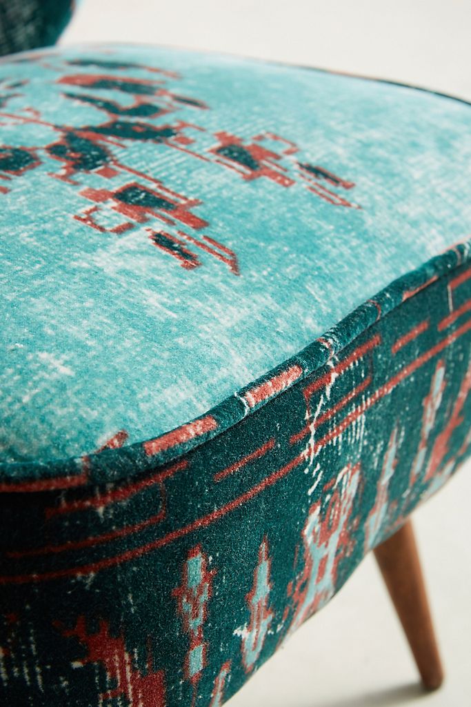 Dhurrie Petite Accent Chair Anthropologie