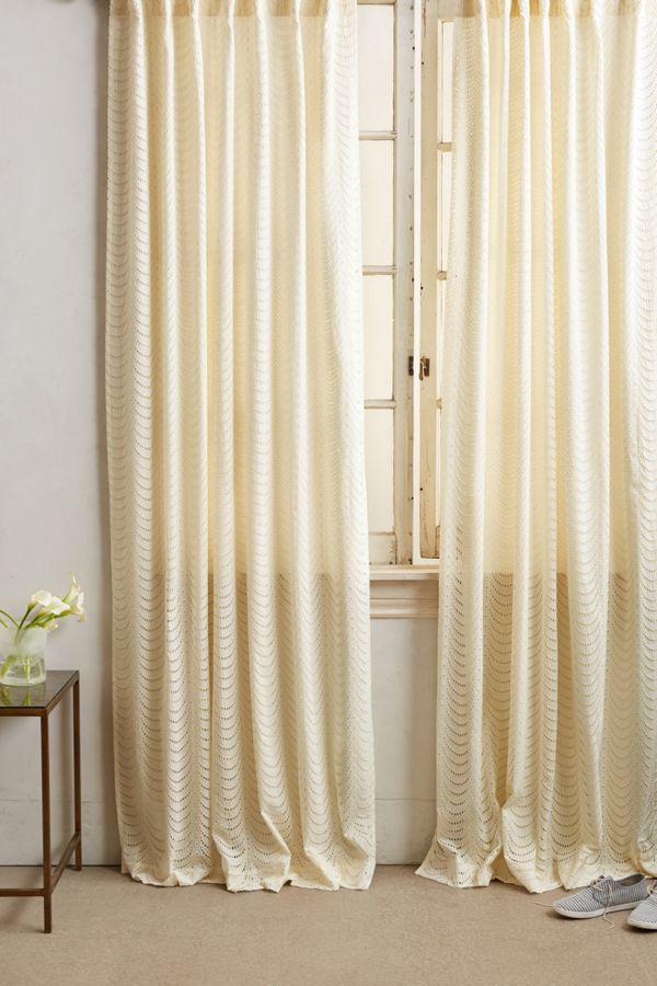 Scalloped Lace Curtain Anthropologie