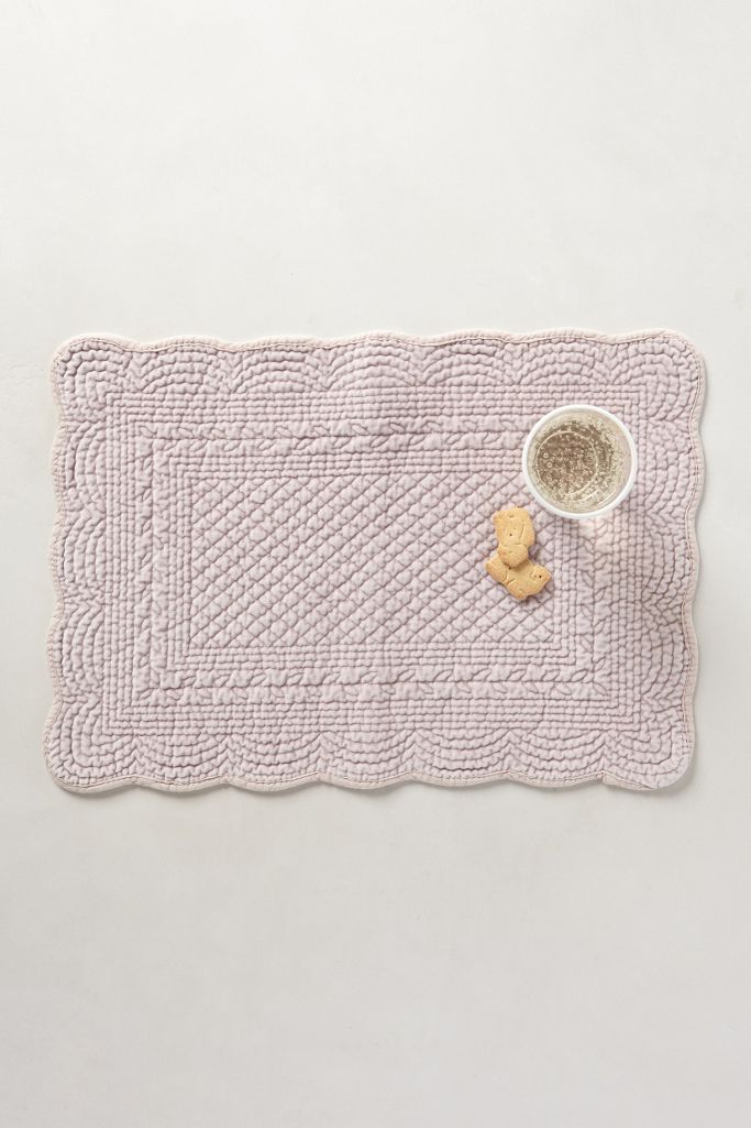 Scalloped Velvet Placemats Anthropologie