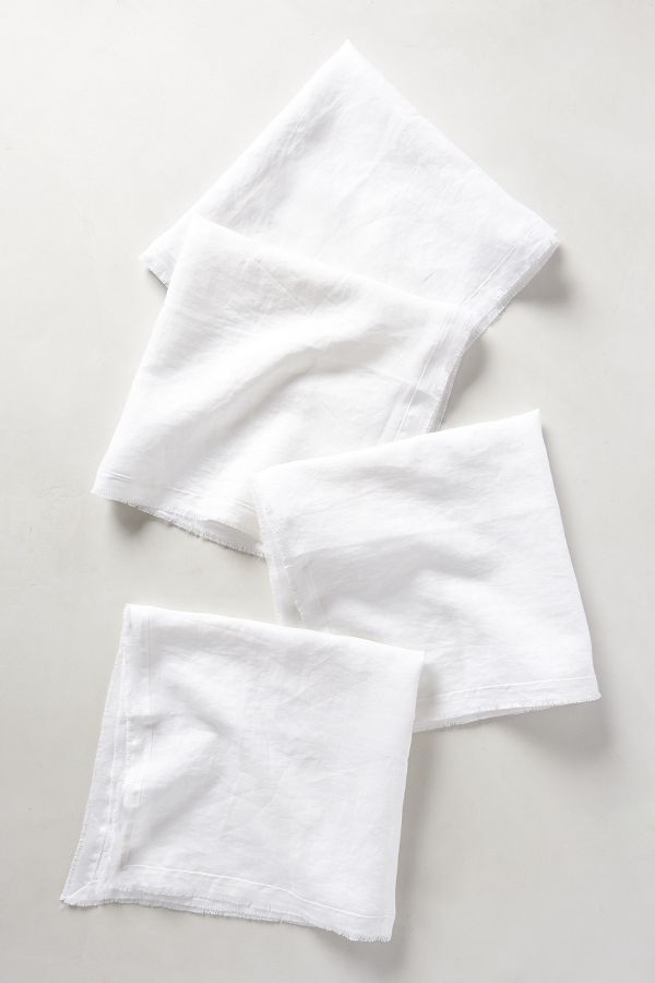 Rustic Linen Napkin Set | Anthropologie