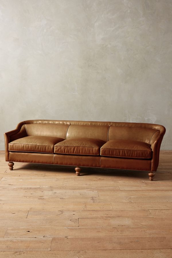 Premium Leather Holloway Sofa Anthropologie