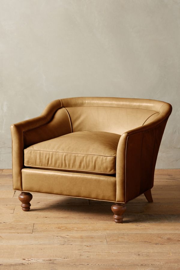Premium Leather Holloway Armchair Anthropologie