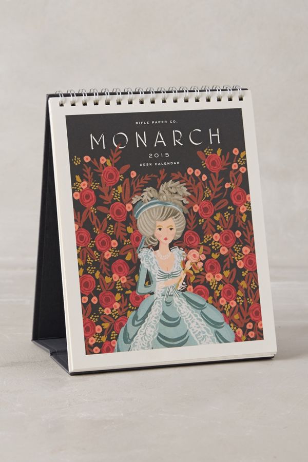 Monarch 2015 Desk Calendar Anthropologie