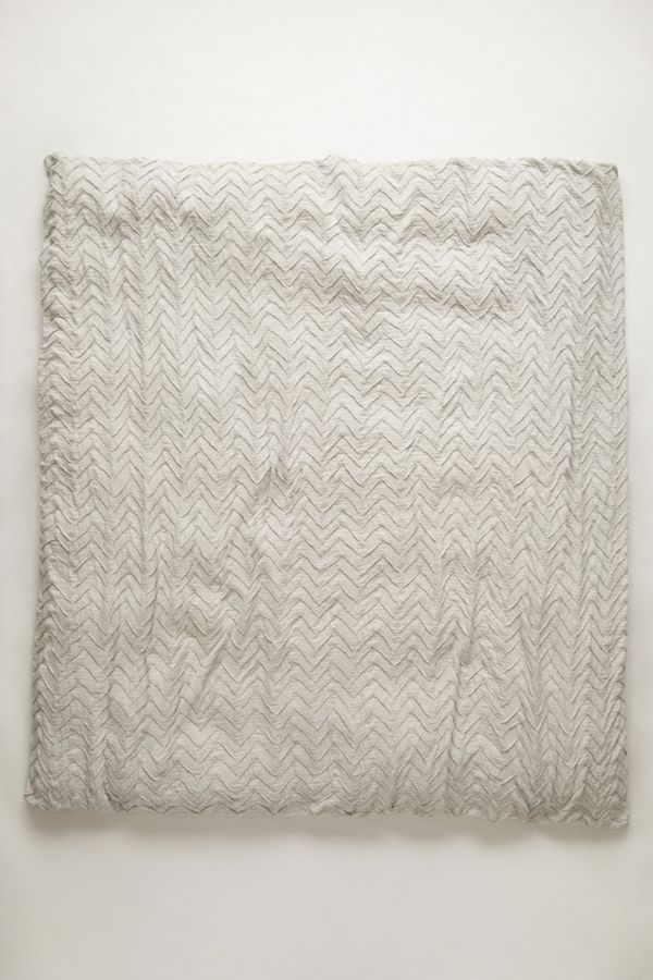 Textured Chevron Duvet Cover Anthropologie
