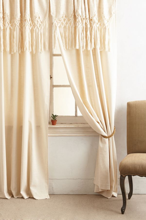 Knotted Macrame Curtain Anthropologie