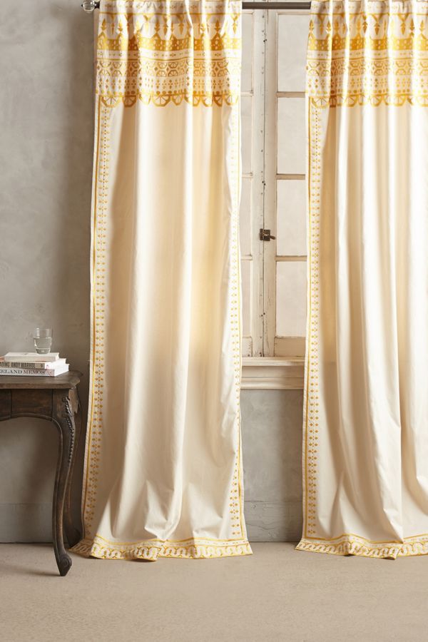 Embroidered Aravalli Curtain Anthropologie
