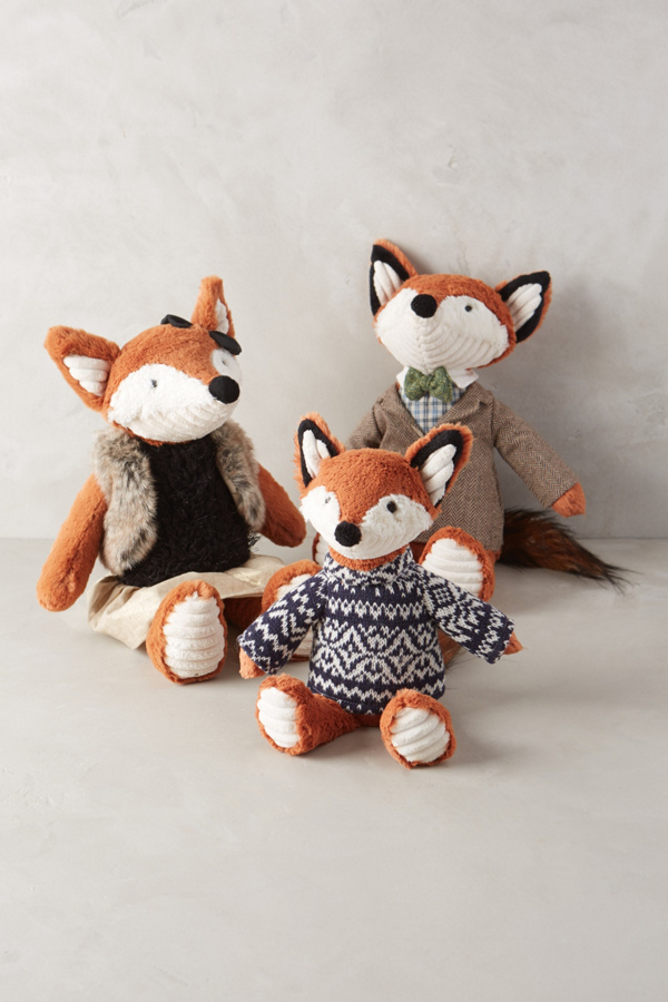 Fox Family Stuffed Animal Anthropologie