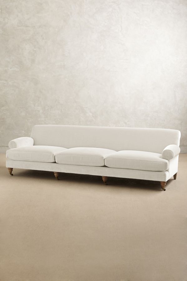 Velvet Willoughby Grand Sofa, Wilcox Anthropologie