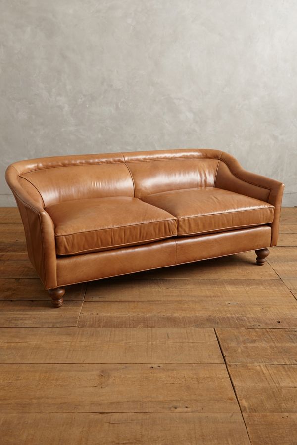 Premium Leather Holloway Settee Anthropologie